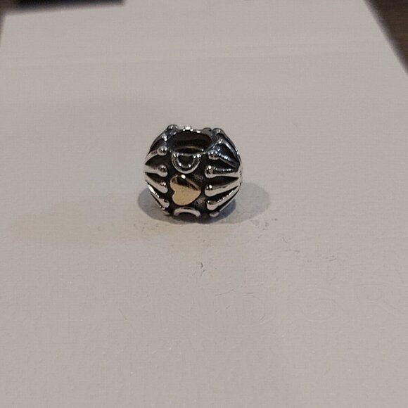 Authentic PANDORA *RETIRED* Love & Hugs w/14k gold bead charm 790430 - Picture 3 of 7
